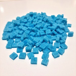 Mozaik Yapay Taşı Mavi - ölçü(0,8x0,8x2,5mm)