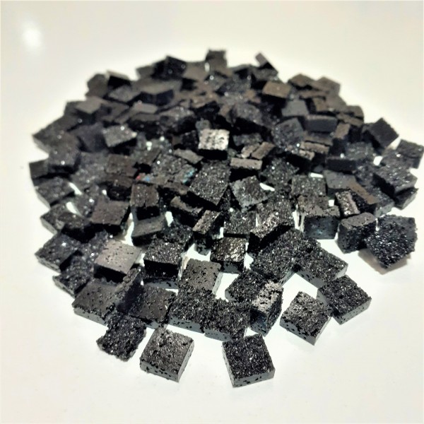 Mozaik Yapay Taşı Siyah-250adet -ölçü(0,8x0,8x2,5mm)