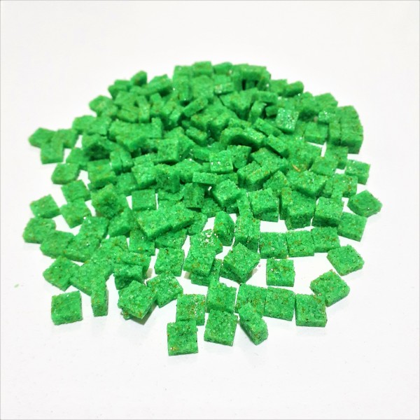 Mozaik Yapay Taşı Açık Yeşil-250 adet -ölçü(0,8x0,8x2,5mm)